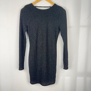 Monaco Black Sparkle Cocktail Dress